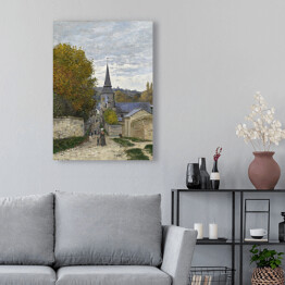 Obraz na płótnie Claude Monet Ulica Sainte-Adresse. Reprodukcja obrazu