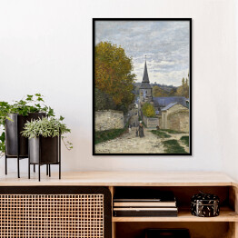 Plakat w ramie Claude Monet Ulica Sainte-Adresse. Reprodukcja obrazu