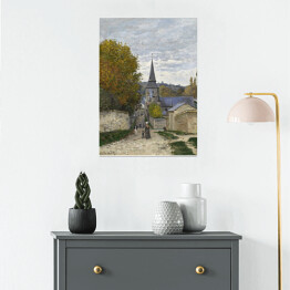 Plakat samoprzylepny Claude Monet Ulica Sainte-Adresse. Reprodukcja obrazu