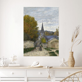 Plakat samoprzylepny Claude Monet Ulica Sainte-Adresse. Reprodukcja obrazu