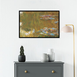 Plakat w ramie Claude Monet "Staw z liliami wodnymi" - reprodukcja