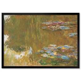 Plakat w ramie Claude Monet "Staw z liliami wodnymi" - reprodukcja