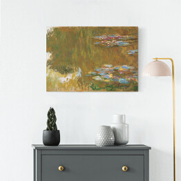 Obraz na płótnie Claude Monet "Staw z liliami wodnymi" - reprodukcja