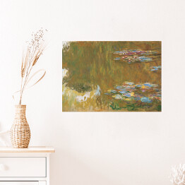 Plakat samoprzylepny Claude Monet "Staw z liliami wodnymi" - reprodukcja