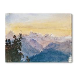 Obraz na płótnie John Singer Sargent View from Mount Pilatus. Reprodukcja obrazu