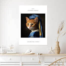 Plakat Portret kota inspirowany sztuką - Jan Vermeer
