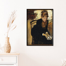 Plakat w ramie Edgar Degas "Mary Cassatt" - reprodukcja