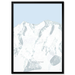 Plakat w ramie Nanga Parbat - szczyty górskie