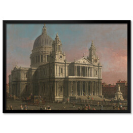 Plakat w ramie Canaletto "Katedra Św. Pawła" - reprodukcja