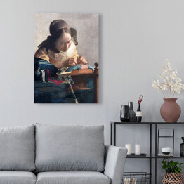 Obraz na płótnie Jan Vermeer Koronczarka Reprodukcja