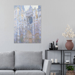 Plakat Claude Monet "Portal katedry w Rouen w promieniach słońca" - reprodukcja