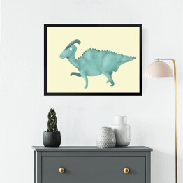Obraz w ramie Prehistoria - dinozaur Charonozaur