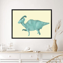 Obraz w ramie Prehistoria - dinozaur Charonozaur