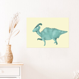Plakat Prehistoria - dinozaur Charonozaur
