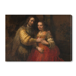 Obraz na płótnie Rembrandt Żydowska narzeczona. Reprodukcja