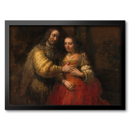 Obraz w ramie Rembrandt Żydowska narzeczona. Reprodukcja