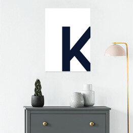 Plakat Litera K