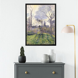 Obraz w ramie Camille Pissarro Dzwonnica Bazincourt. Reprodukcja