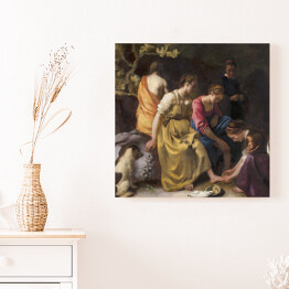 Obraz na płótnie Jan Vermeer Toaleta Diany Reprodukcja