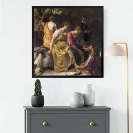 Obraz w ramie Jan Vermeer Toaleta Diany Reprodukcja