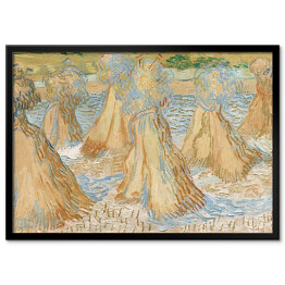 Plakat w ramie Vincent van Gogh "Snopy pszenicy" - reprodukcja