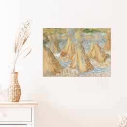 Plakat Vincent van Gogh "Snopy pszenicy" - reprodukcja