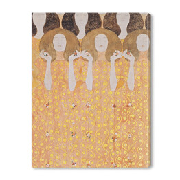 Obraz na płótnie Gustav Klimt Beethoven Frieze. Reprodukcja obrazu