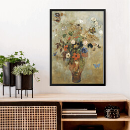 Obraz w ramie Odilon Redon Martwa natura z kwiatami. Reprodukcja