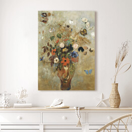 Obraz na płótnie Odilon Redon Martwa natura z kwiatami. Reprodukcja