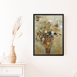 Obraz w ramie Odilon Redon Martwa natura z kwiatami. Reprodukcja