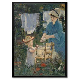 Plakat w ramie Édouard Manet "Pranie" - reprodukcja