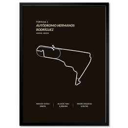 Obraz klasyczny Autodromo Hermanos Rodriguez - Tory wyścigowe Formuły 1 