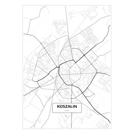 Plakat Mapa Koszalina 