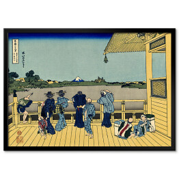 Plakat w ramie Hokusai Katsushika "36 widoków na górę Fudżi"