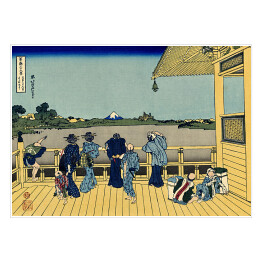 Plakat Hokusai Katsushika "36 widoków na górę Fudżi"