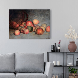 Obraz na płótnie Edouard Manet "Martwa natura z jablkami" - reprodukcja