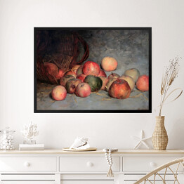 Obraz w ramie Edouard Manet "Martwa natura z jablkami" - reprodukcja