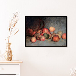 Plakat w ramie Edouard Manet "Martwa natura z jablkami" - reprodukcja