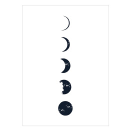 Plakat Fazy księżyca
