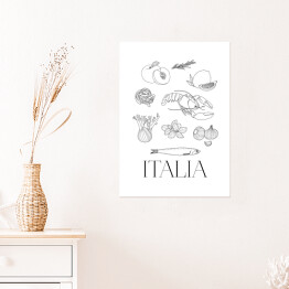 Plakat Kuchnie świata - włoska kuchnia