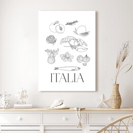 Obraz na płótnie Kuchnie świata - włoska kuchnia