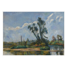 Plakat samoprzylepny Paul Cézanne "Riwiera" - reprodukcja
