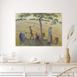 Plakat Camille Pissarro "Zbiory jabłek" - reprodukcja