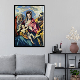 Plakat w ramie El Greco "Święta rodzina" - reprodukcja