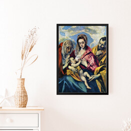Obraz w ramie El Greco "Święta rodzina" - reprodukcja