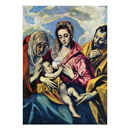 Plakat El Greco "Święta rodzina" - reprodukcja