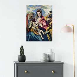 Plakat El Greco "Święta rodzina" - reprodukcja