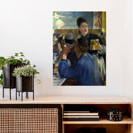 Plakat Edouard Manet "Narożnik kawiarni z koncertem" - reprodukcja