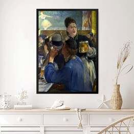 Obraz w ramie Edouard Manet "Narożnik kawiarni z koncertem" - reprodukcja