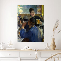 Plakat Edouard Manet "Narożnik kawiarni z koncertem" - reprodukcja